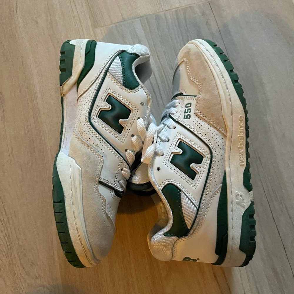 New Balance 550 - Green & White